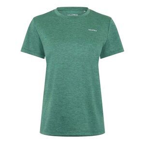 USA Pro Womens/Ladies Tech C Polyester T-Shirt / Forest Green